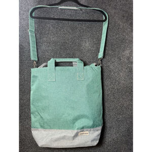 Lock & Lock Icebox Tote Bag Green and Grey Strap and Handles